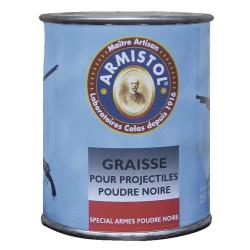 Graisse Armistol Pour poudre noir 250 ML