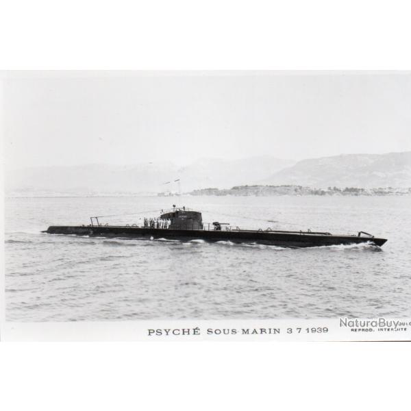 Carte postale Photographie Sous-Marin Psych� -N�7932