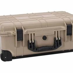 Bo&icirc;te outils polypropyl&egrave;ne sable 56x35x23 cm &eacute;tanche avec mousse