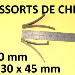 paire ressorts de chiens 38.30x45 mm fusil juxtapos&eacute; hammerless etc.- VENDU PAR JEPERCUTE (D22C296)