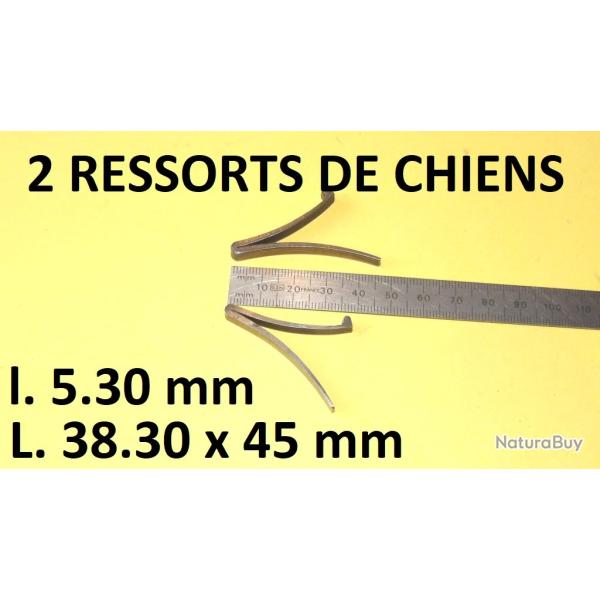 paire ressorts de chiens 38.30x45 mm fusil juxtapos� hammerless etc.- VENDU PAR JEPERCUTE (D22C296)