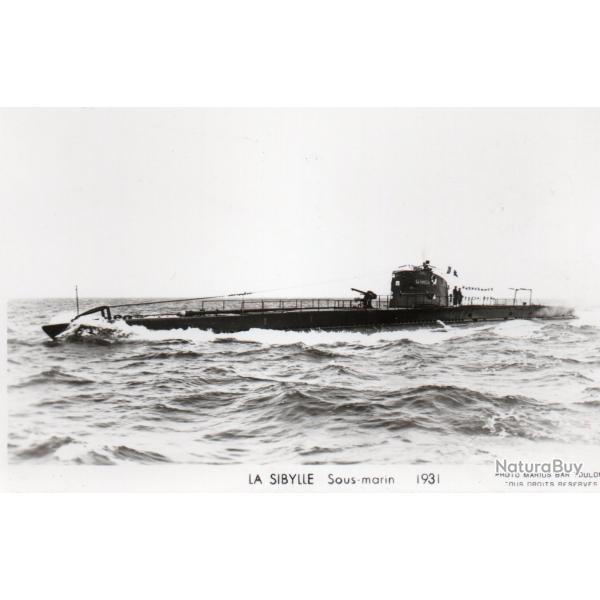 Carte postale sous-marin La Sibylle 1931  -N�7933