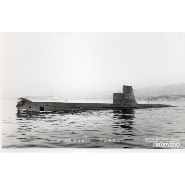 Carte postale SOUS MARIN NARVAL  -N�7935
