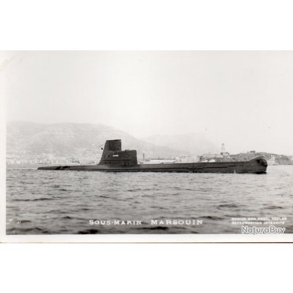 Carte postale Sous-Marin Marsouin -N�7936