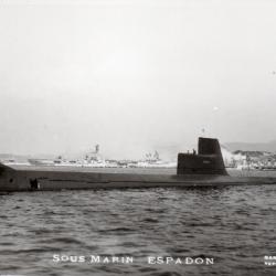 Carte postale SOUS MARIN ESPADON -N&deg;7937