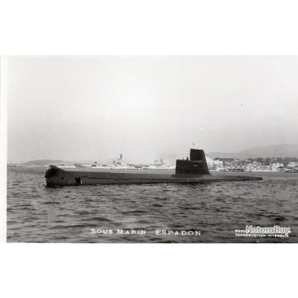 Carte postale SOUS MARIN ESPADON -N�7937