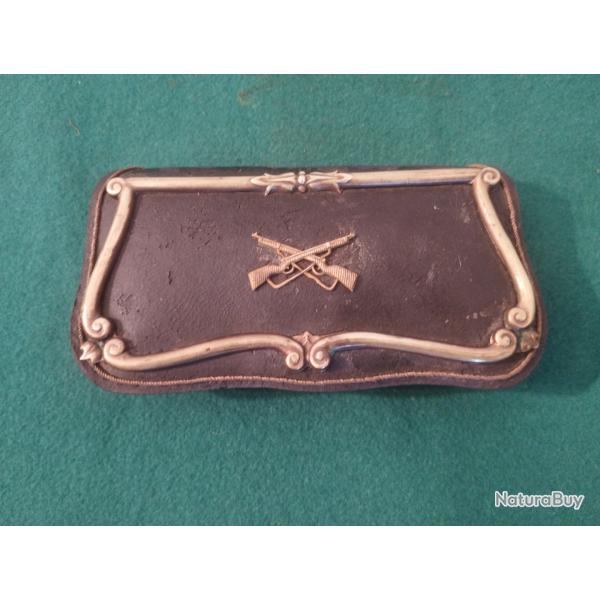Cartouchi�re en cuir pour officier de Infanterie Portuguais  , uniforme de parade, ann�es 40