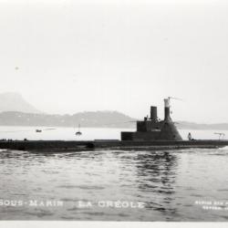 Carte postale SOUS-MARIN LA CR&Eacute;OLE -N&deg;7941