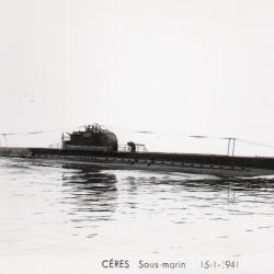 Photo Sous-marin C&eacute;r&egrave;s 1941 -N&deg;7943