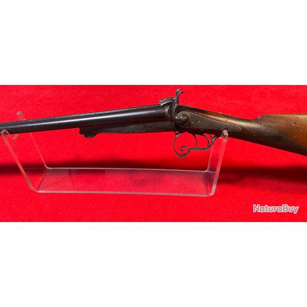 FUSIL A CHIENS : CAL 20, CARTOUCHES A BROCHES, STYLE LEFAUCHEUX, CAT�GORIE D, VENTE LIBRE.