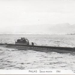 Carte postale sous-marin Pallas 1941 -N&deg;7945