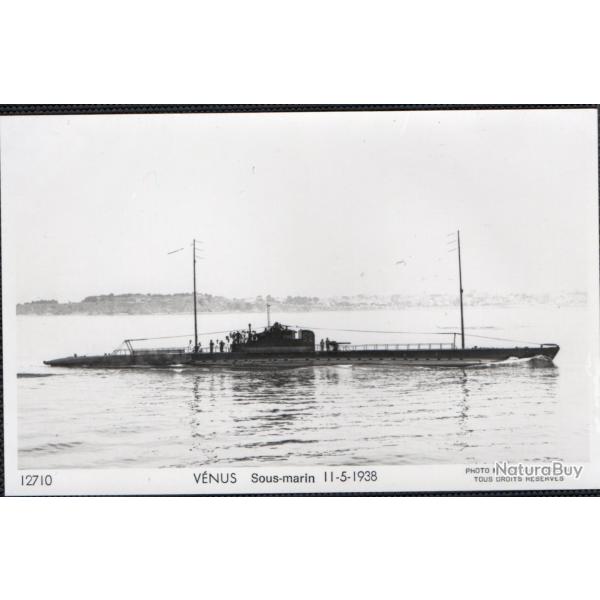 Carte Postale Sous-marin V�nus 11-5-1938 -N�7947