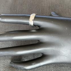 Anneau argent massif neuf - taille 58