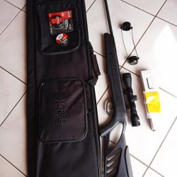 Carabine &agrave; air comprim&eacute; Swiss-Arms TAC1 cal.4.5 mm 19.9 Joules avec Pack pr&ecirc;t &agrave; tir&eacute;