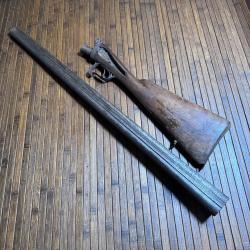 RARE PI&Egrave;CES FUSIL A BROCHE CANON JUXTAPOS&Eacute;S DAMAS SYST&Egrave;ME PIVOTANT ELG