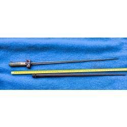 Ba&iuml;onnette 1886 Lebel premier type poign&eacute;e maillechort sans quillon Avec fourreau A nettoyer