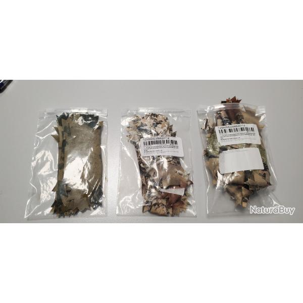 Lot de 3 Bandes de camouflage d�coupe laser airsoft