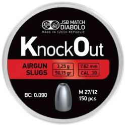 Slugs JSB Knock Out 7.62 mm HP 50.15 grain (.30)