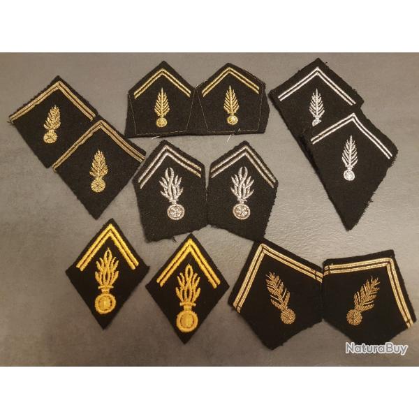 Lot pattes de colGendarmerie