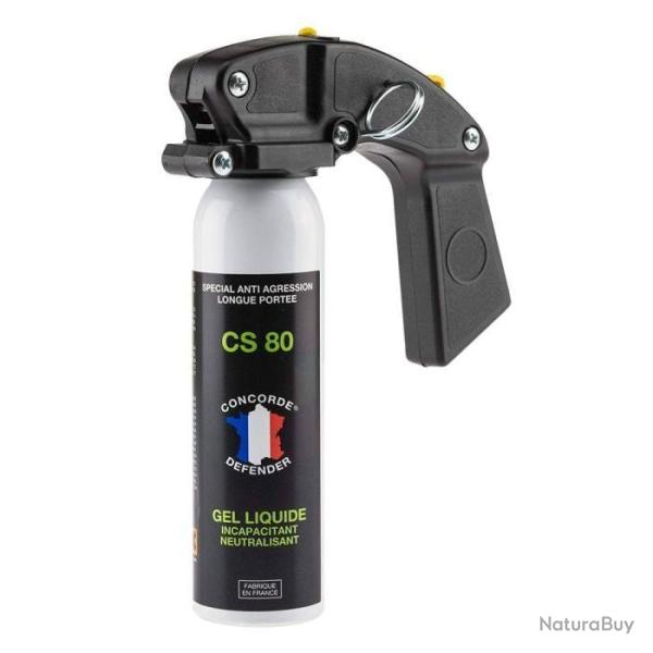 A�rosol gel Concorde defender cs 80 avec poign�e - 100 ml - 100 ml / Par 1