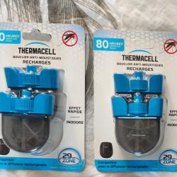 THERMACELL Anti-moustiques PACK RECHARGES 4X40h total 160h - 100% Neuves sous Blister