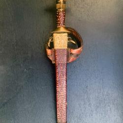 BEAU COUTEAU DE BRAS TELEK TOUAREG DU XIX SIECLE, LAME  BRONZE AFFUTEE, AFRICAN TUAREG KNIFE