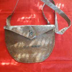 WW1 ETUI en Toile enduite pour MASQUE M2 1916 POILU VERDUN ARGONNES CHAMPAGNE AISNE SOMME VOSGES...