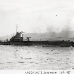 Carte Postale Sous-marin Argonaute 1937 -N&deg;7969