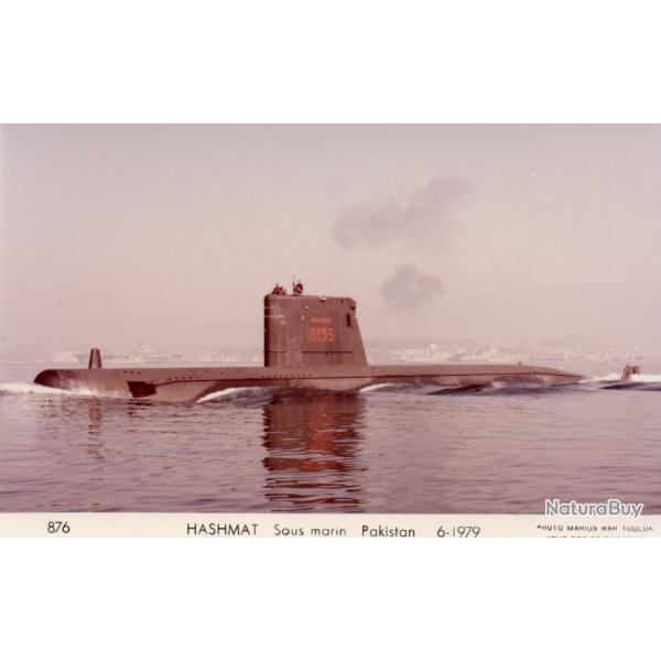 Carte postale HASHMAT Sous marin Pakistan 6-1979 -N�7971