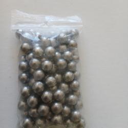 100 BALLES RONDES BALLEUROPE CALIBRE 44/454 pour arme poudre noire.