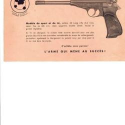 notice pistolet MANURHIN WALTHER SPORT calibre 22lr (envoi par mail) - VENDU PAR JEPERCUTE (m2765)