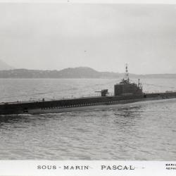 Carte Postale Sous-Marin Pascal -N&deg;7978