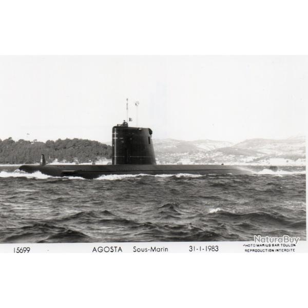 Carte postale sous-marin Agosta -N�7979