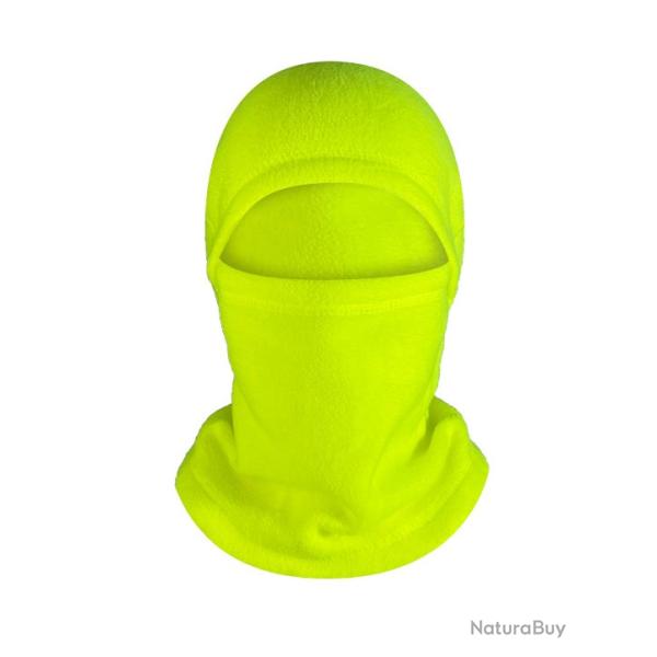 Cagoule polaire Jaune fluo