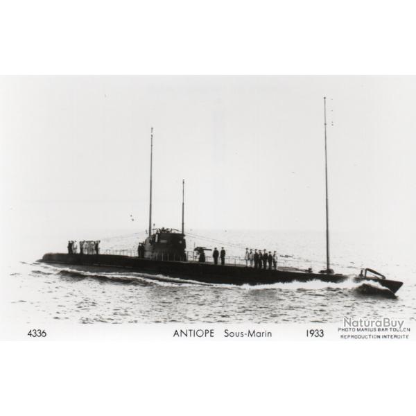 Carte Postale ANTIOPE Sous-Marin 1933 -N�7982