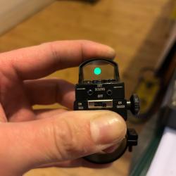 Laser point rouge et point vert avec rail picatinny