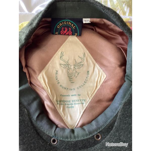 Casquette Loden ��Gastine R�nette��  made in Austria 80% Laine 20% Alpaga Taille 57 comme neuve
