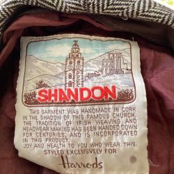 Casquette Tweed &laquo;&nbsp;Harrods&nbsp;&raquo;  made in Ireland Taille 57 mod&egrave;le Shandon Bon &eacute;tat g&eacute;n&eacute;ral