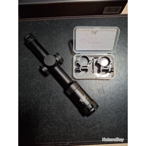 Lunette de battue Air Force Optics 1-8 x 24