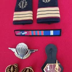 LOT INSIGNES M&Eacute;DAILLES BREVET PARA 1 ER R&Eacute;GIMENT M&Eacute;DICAL