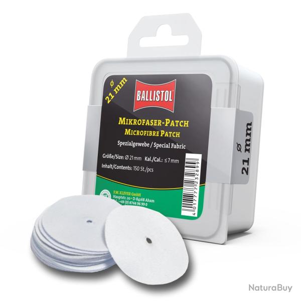 BALLISTOL Microfibre Patch round � 21 mm