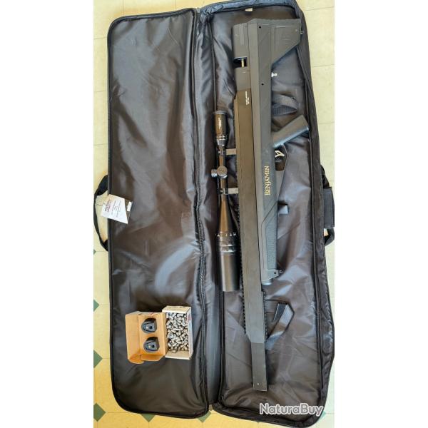 CARABINE CROSSMAN BULLDOG PCP 357 + LUNETTE DE CHASSE + HOUSSE + 2 CHARGEURS + 100 OGIVES