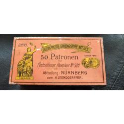 Collector boite de cartouches 320 poudre noire.