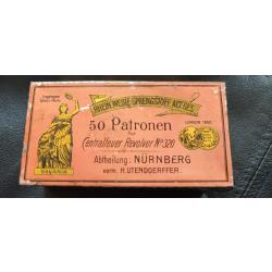 Collector boite de cartouches 320 poudre noire.