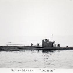 Carte postale SOUS-MARIN "DORIS" -N&deg;7985