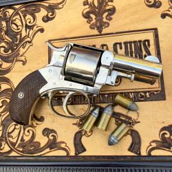 Rarissime revolver Bull Dog Charles-Fran&ccedil;ois Galand .450 � &eacute;tat exceptionnel � coffret luxe