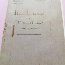 Manuel technique des armes portative et les s mitrailleuses en servive