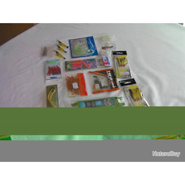 Lot de 20 pochettes de p�ches diverses