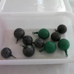 Plombs boules avec attaches