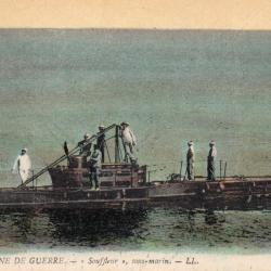 Carte Postale Ancienne - Marine de Guerre, Sous-Marin "Souffleur" -N&deg;7996